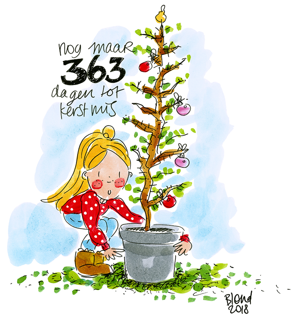 glas haar vergroting Nog maar 363 dagen tot kerst.. | Blond Amsterdam