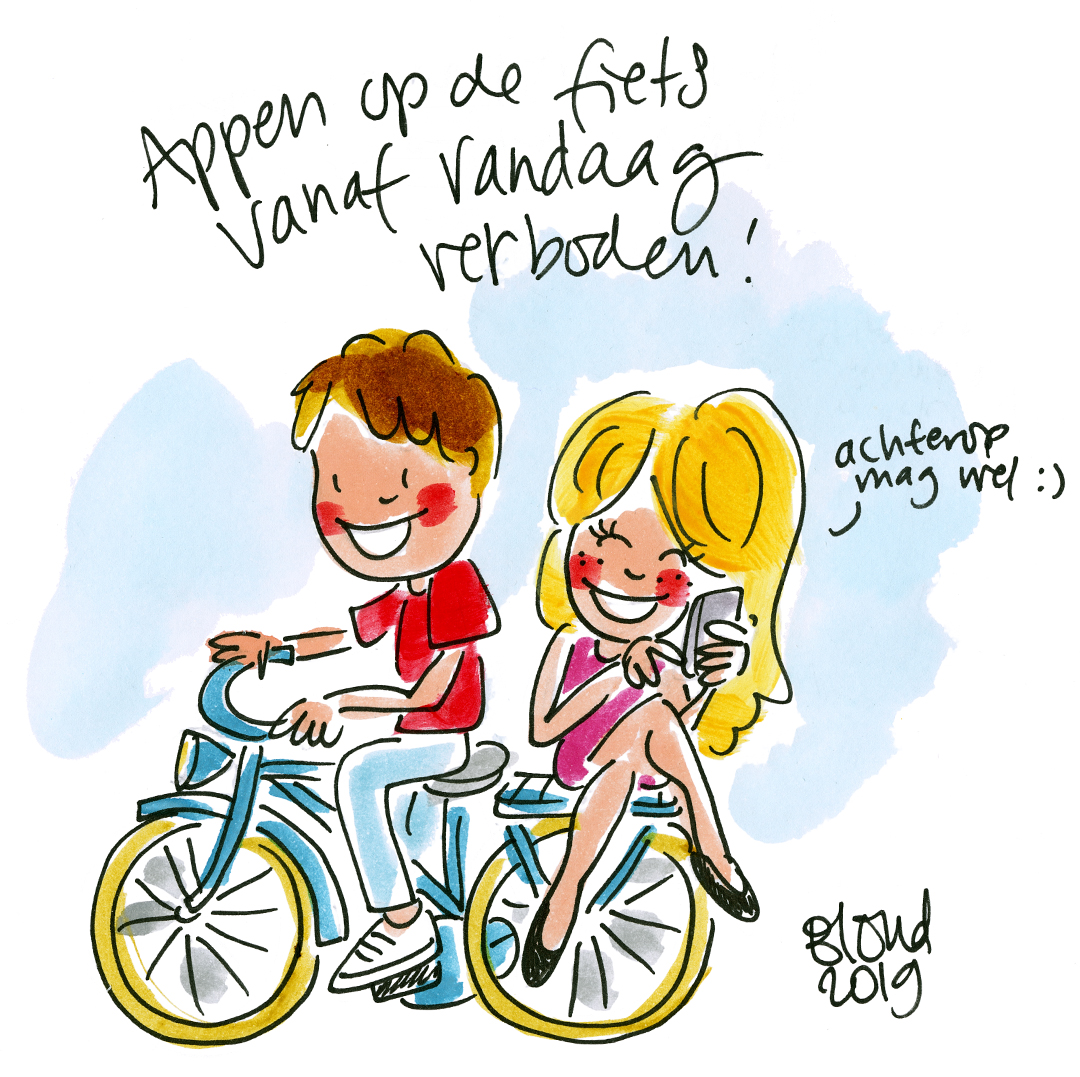 geroosterd brood middag verloving Telefoongebruik op fiets verboden per 1 juli - Blond Amsterdam