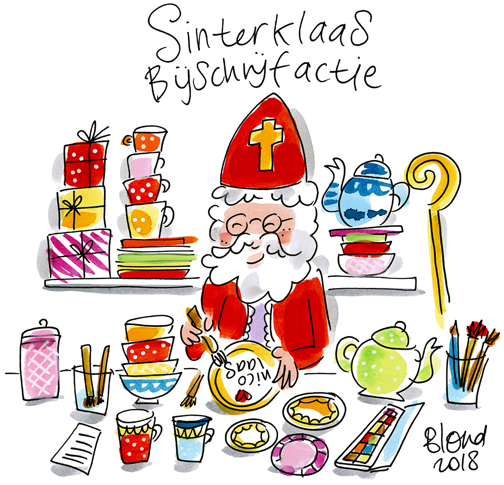 ondergronds piek warm Sinterklaas bijschrijfactie woensdag 7 november 2018 van Blond Amsterdam