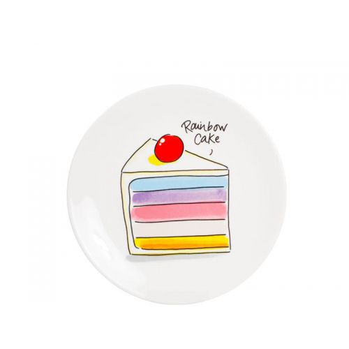 Dessert Plate Rainbow Cake ø18cm |